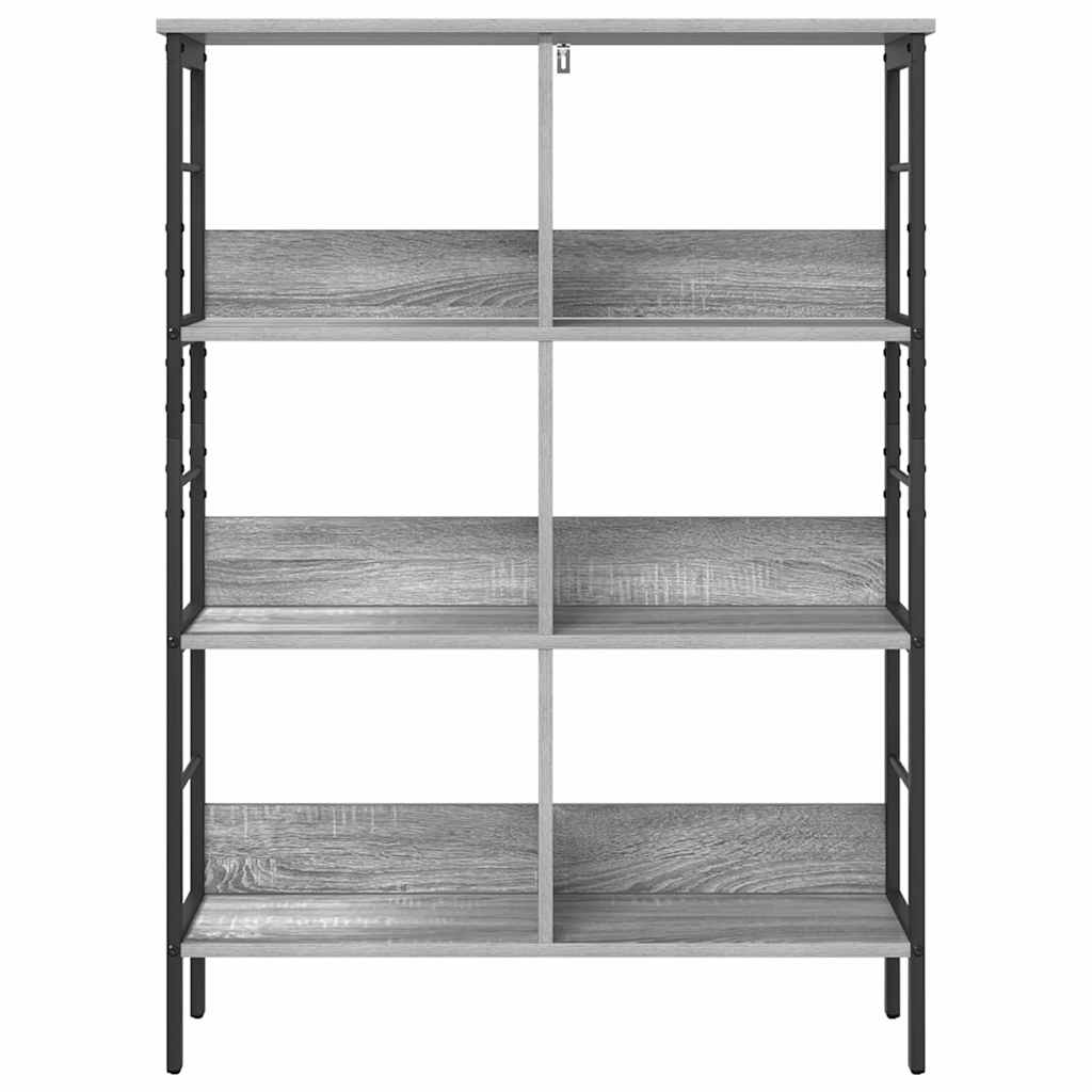 Bücherregal Graues Sonoma 82 x 32 x 112 cm Holzwerkstoff