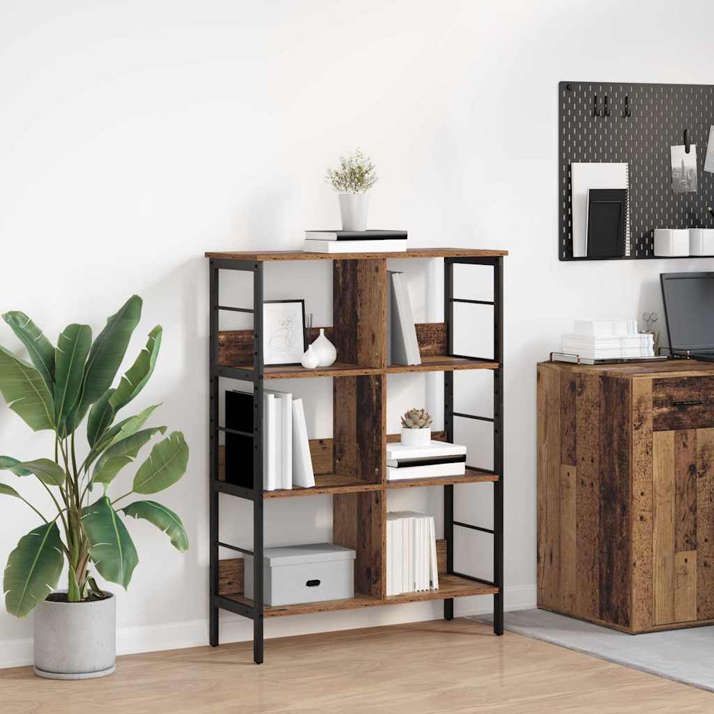 Bücherregal Altholz 82 x 32 x 112 cm Holzwerkstoff