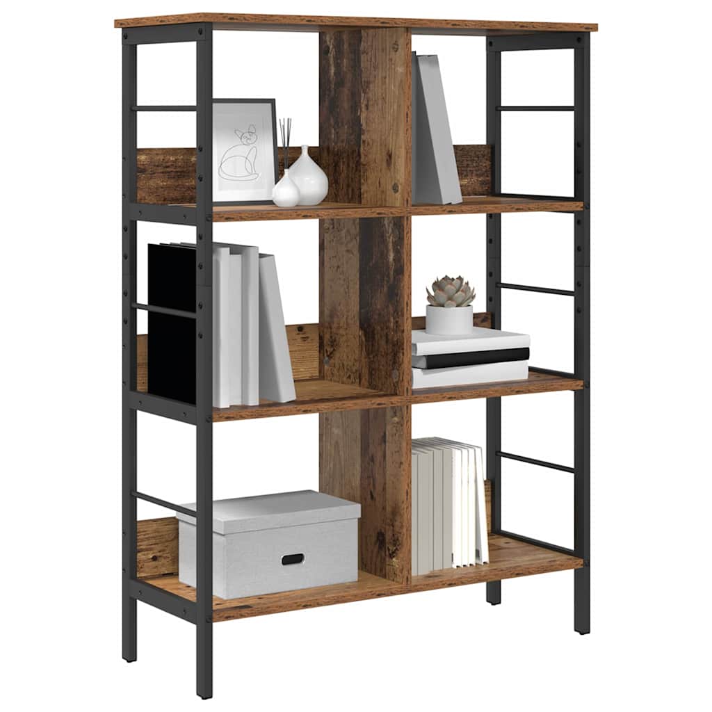 Bücherregal Altholz 82 x 32 x 112 cm Holzwerkstoff