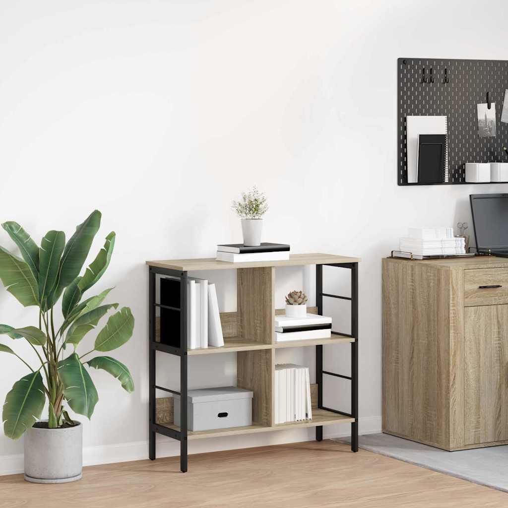 Bücherregal Sonoma-Eiche 82 x 32 x 79 cm Holzwerkstoff