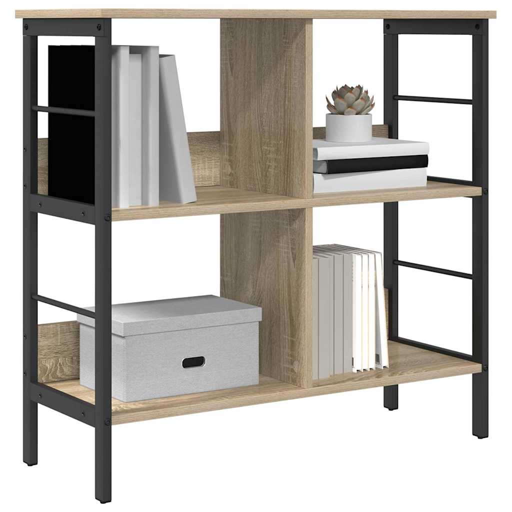 Bücherregal Sonoma-Eiche 82 x 32 x 79 cm Holzwerkstoff