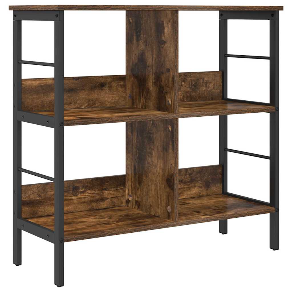 Bücherregal Geräucherte Eiche 82 x 32 x 79 cm Holzwerkstoff