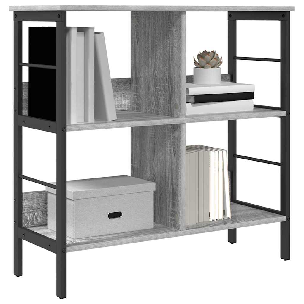Bücherregal Graues Sonoma 82 x 32 x 79 cm Holzwerkstoff