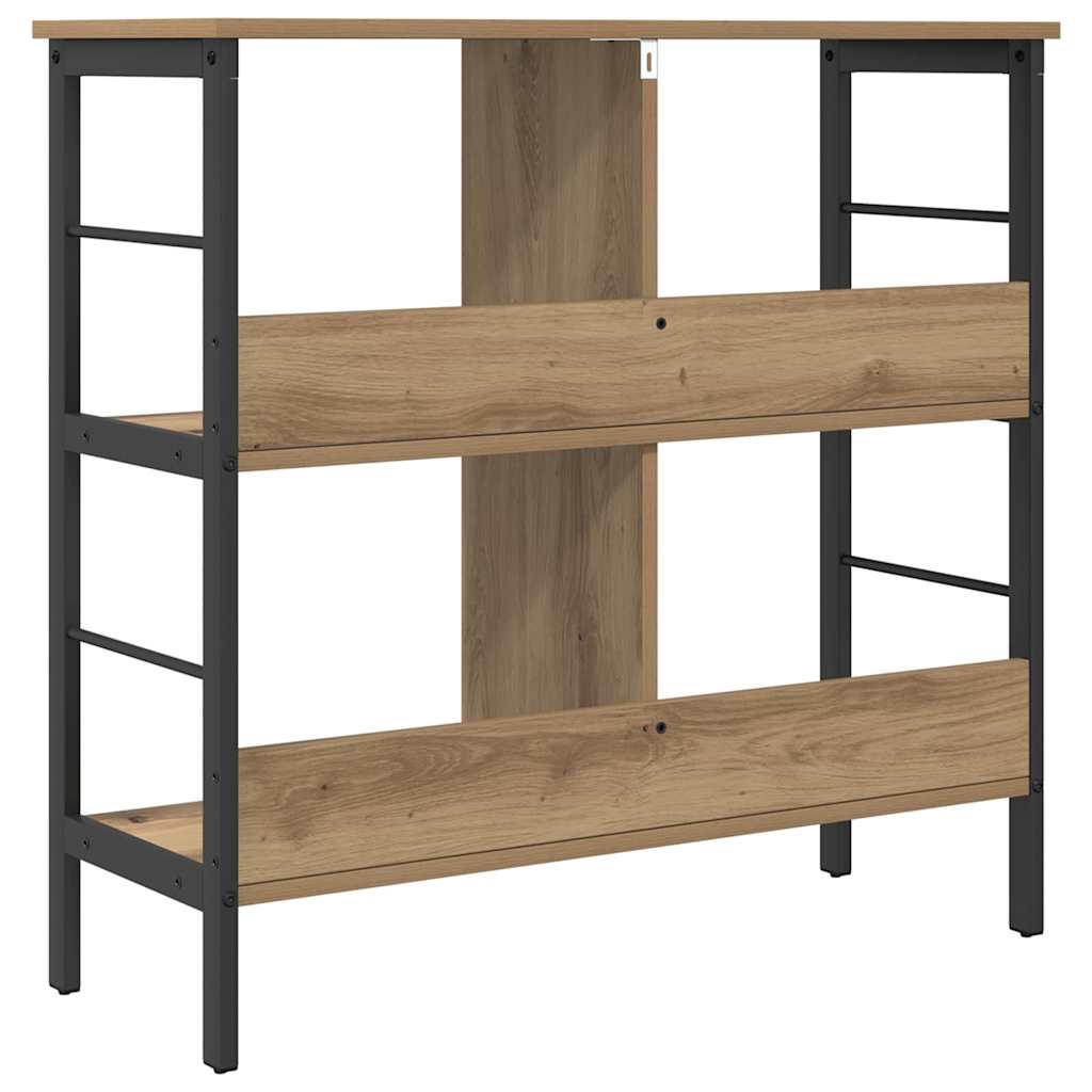 Bücherregal Artisan-Eiche 82 x 32 x 79 cm Holzwerkstoff