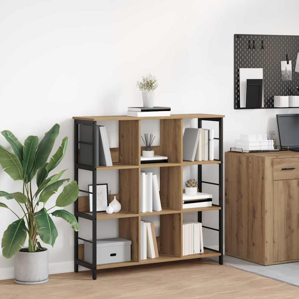 Bücherregal Artisan-Eiche 102 x 32 x 104,5 cm Holzwerkstoff