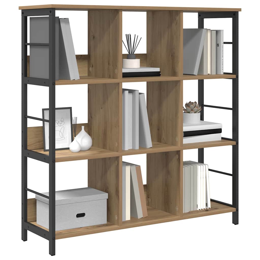 Bücherregal Artisan-Eiche 102 x 32 x 104,5 cm Holzwerkstoff