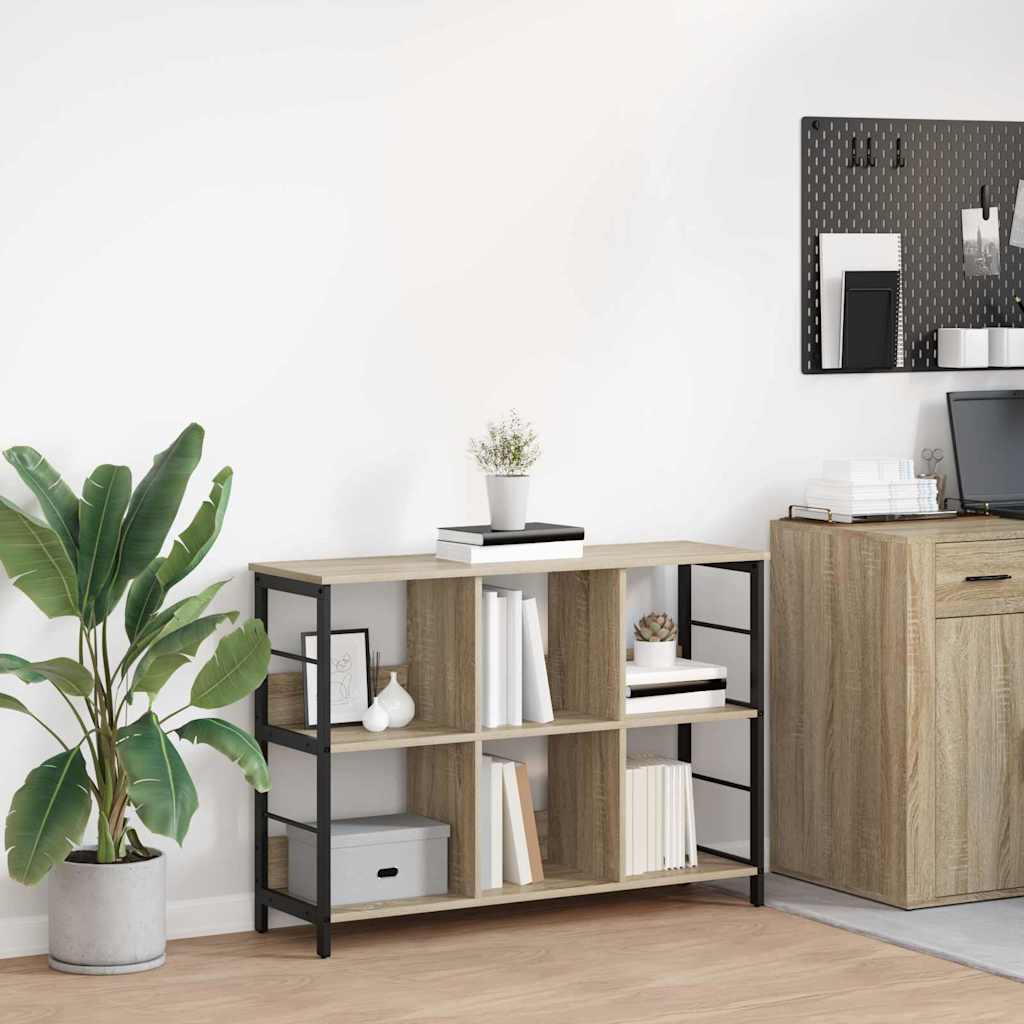 Bücherregal Sonoma-Eiche 102 x 32 x 72,5 cm Holzwerkstoff