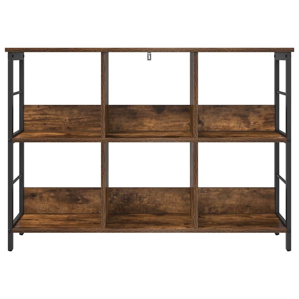 Bücherregal Geräucherte Eiche 102 x 32 x 72,5 cm Holzwerkstoff