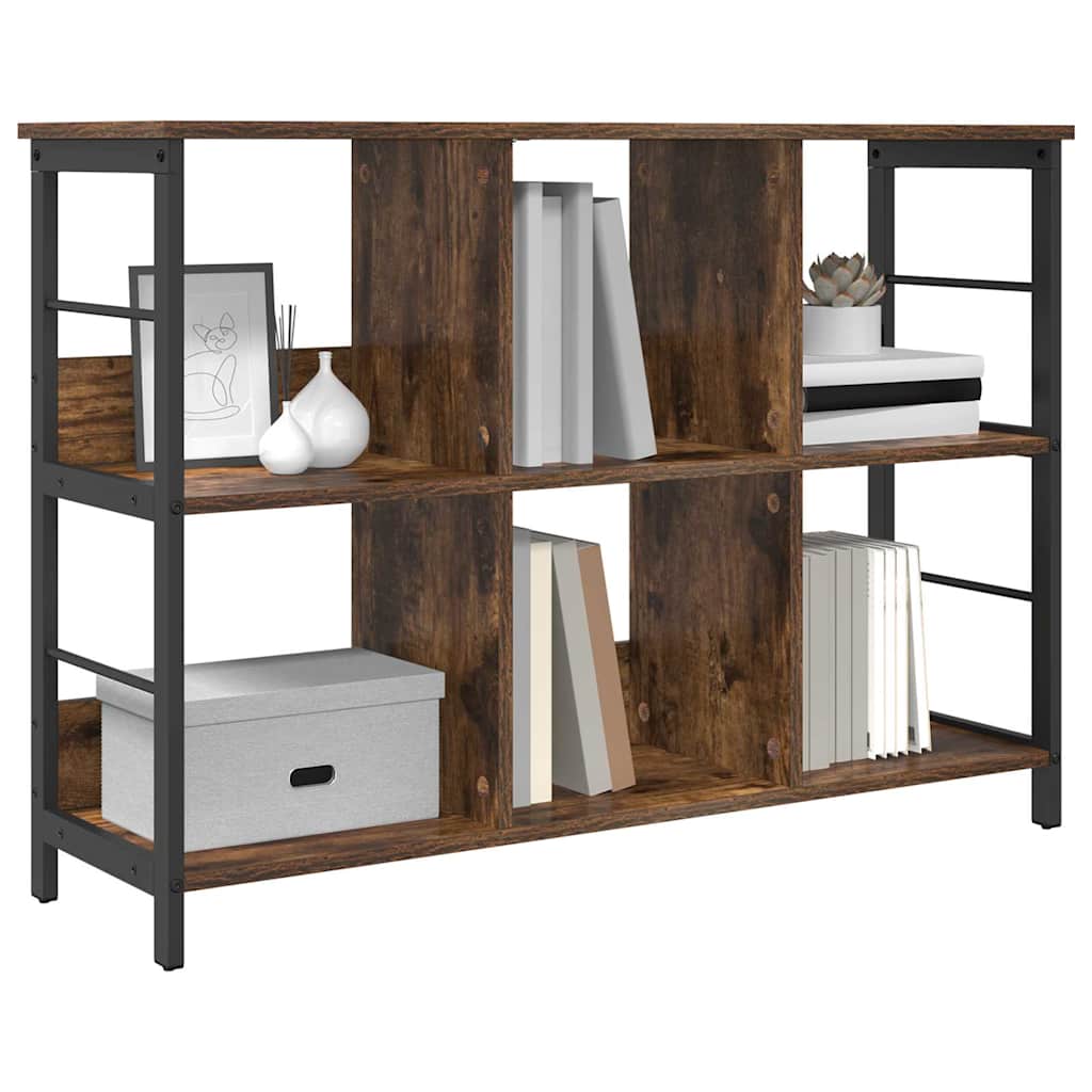 Bücherregal Geräucherte Eiche 102 x 32 x 72,5 cm Holzwerkstoff
