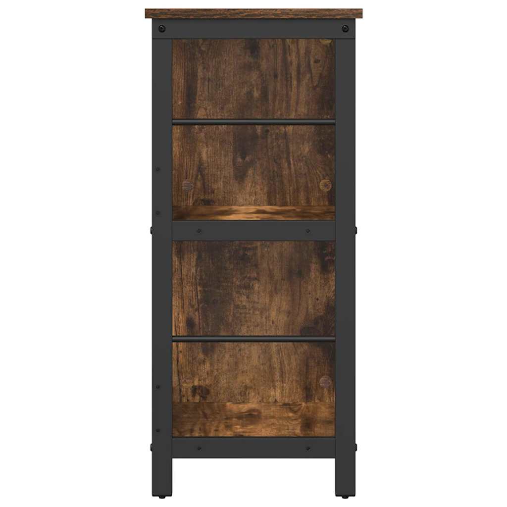 Bücherregal Geräucherte Eiche 102 x 32 x 72,5 cm Holzwerkstoff