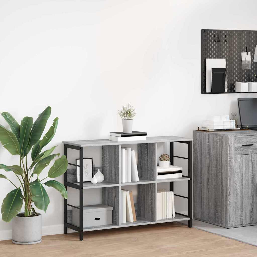 Bücherregal Graues Sonoma 102 x 32 x 72,5 cm Holzwerkstoff