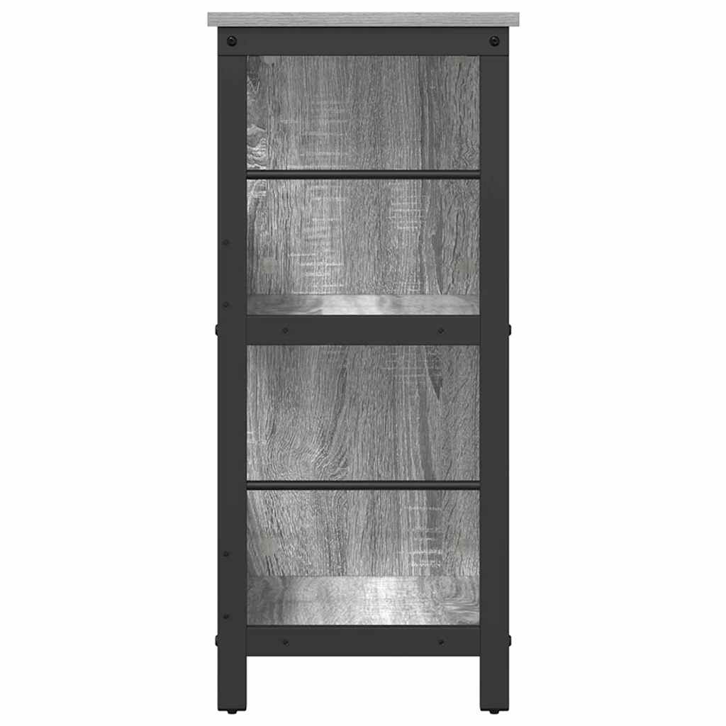 Bücherregal Graues Sonoma 102 x 32 x 72,5 cm Holzwerkstoff