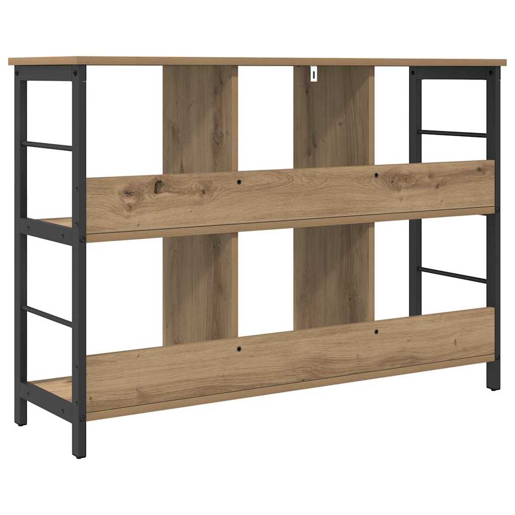 Bücherregal Artisan-Eiche 102 x 32 x 72,5 cm Holzwerkstoff