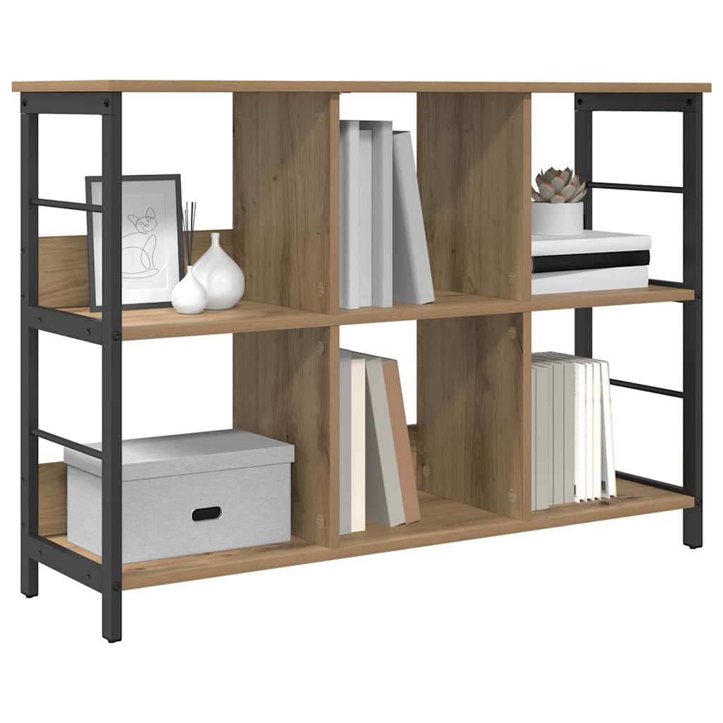 Bücherregal Artisan-Eiche 102 x 32 x 72,5 cm Holzwerkstoff