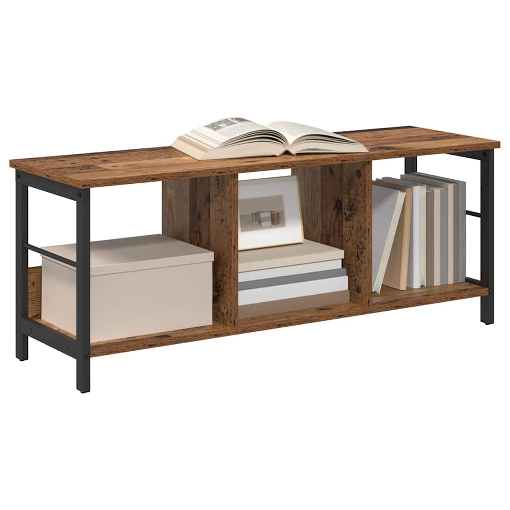 Bücherregal Altholz 102 x 32 x 40,5 cm Holzwerkstoff