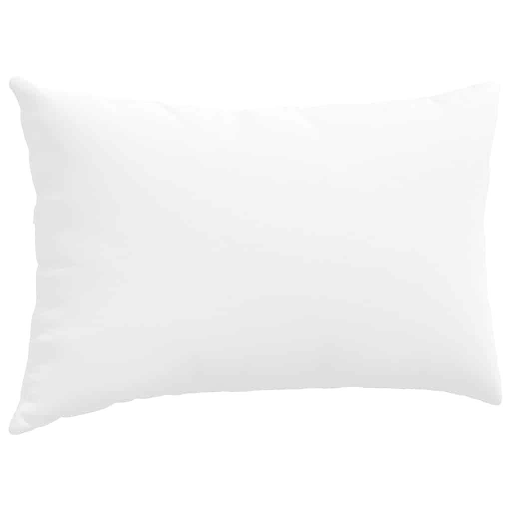 Sofakissen 2 pcs Weiß 50 x 30 cm Stoff