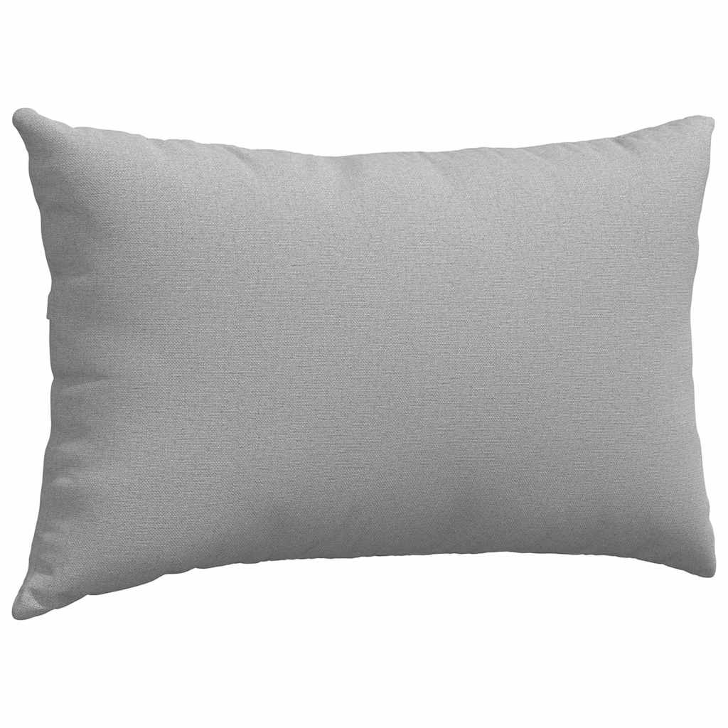 Sofakissen 2 pcs Wolkengrau 50 x 30 cm Stoff