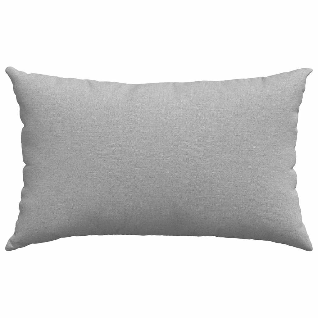 Sofakissen 2 pcs Wolkengrau 50 x 30 cm Stoff
