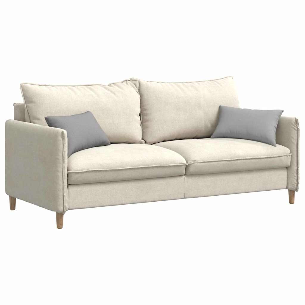 Sofakissen 2 pcs Wolkengrau 50 x 30 cm Stoff