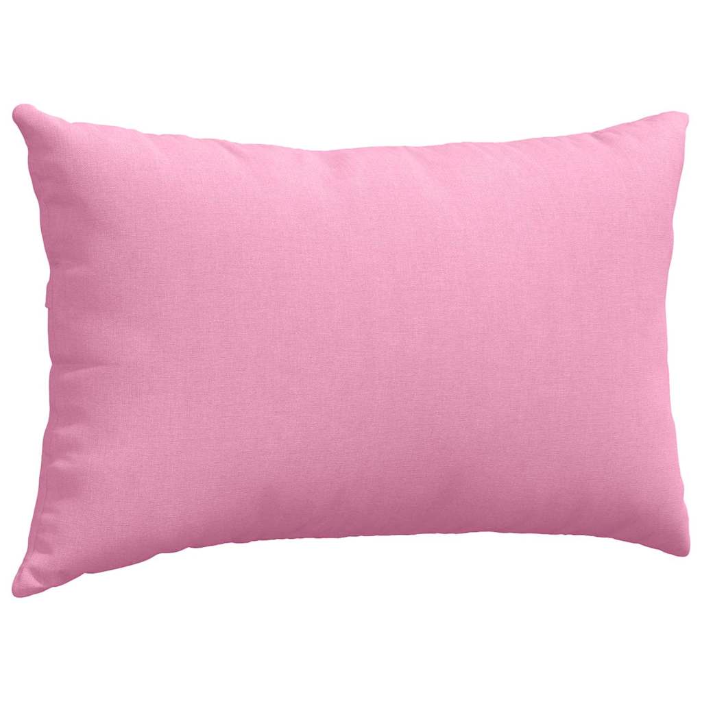 Sofakissen 2 pcs Rosa 50 x 30 cm Stoff