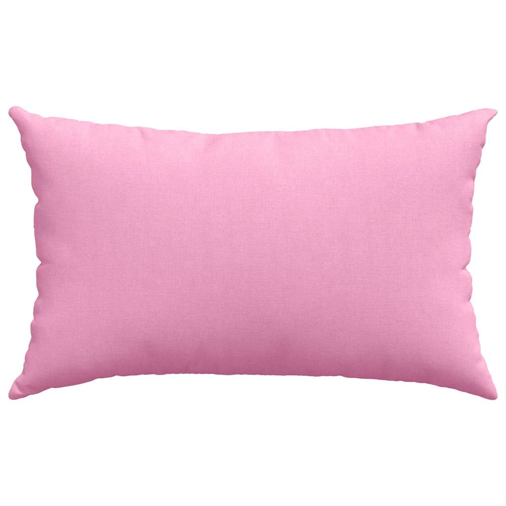Sofakissen 2 pcs Rosa 50 x 30 cm Stoff