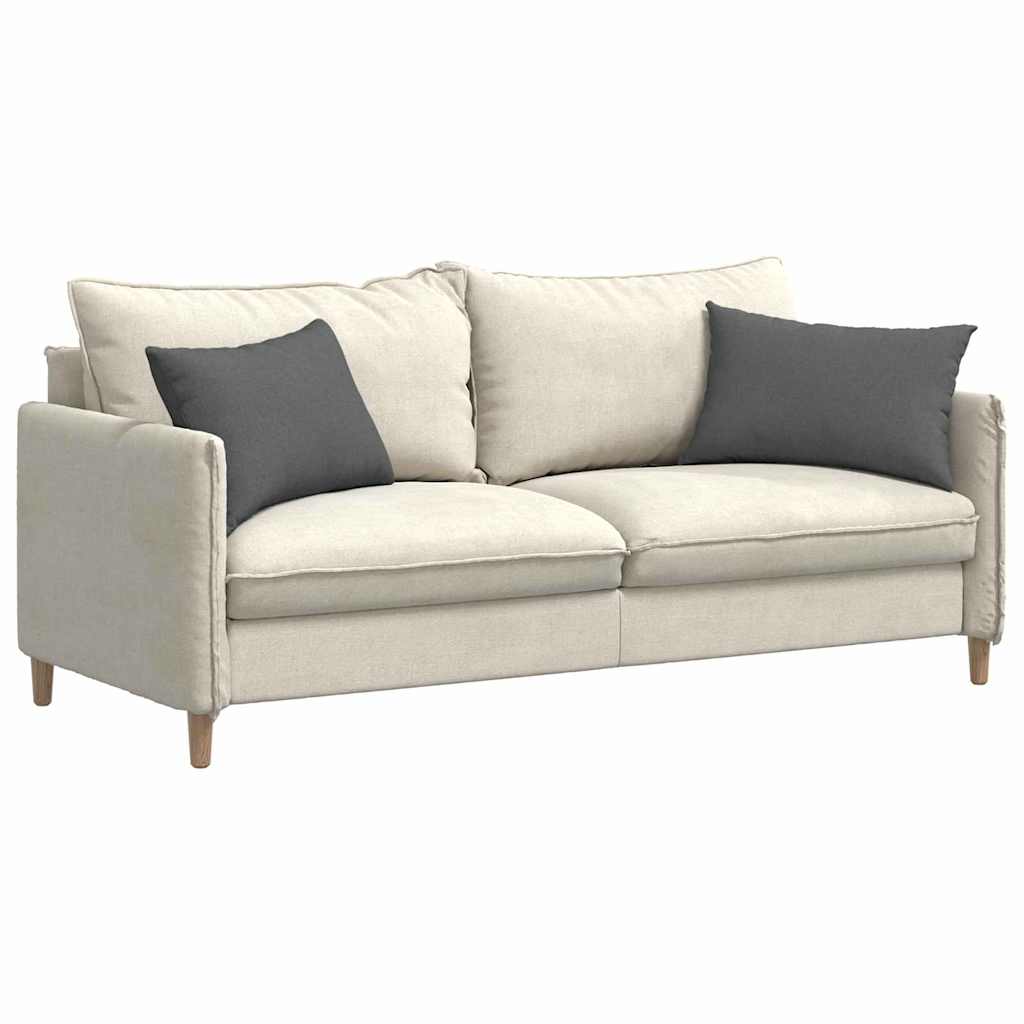 Sofakissen 2 pcs Dunkelgrau 60 x 40 cm Stoff