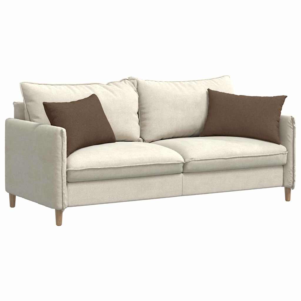 Sofakissen 2 pcs Braun 60 x 40 cm Stoff