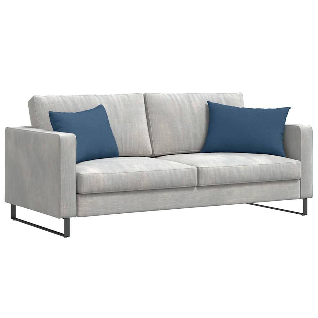 Sofakissen 2 pcs Blau 60 x 40 cm Stoff