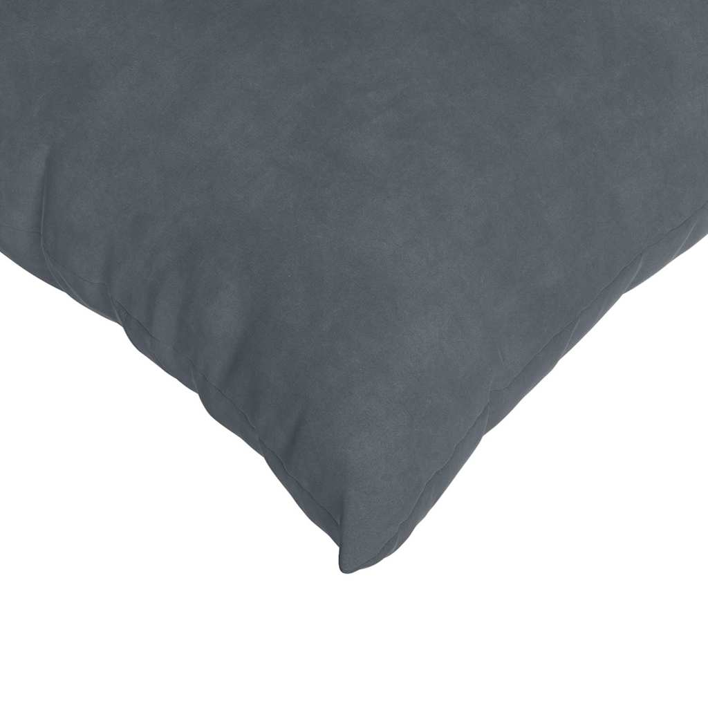 Sofakissen 2 Stück Dunkelgrau 60 x 40 cm Cordstoff