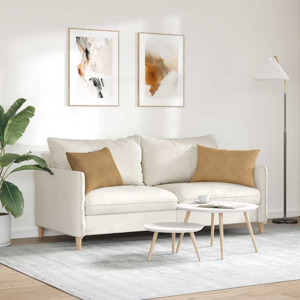 Sofakissen 2 Stück Braun 60 x 40 cm Cordstoff