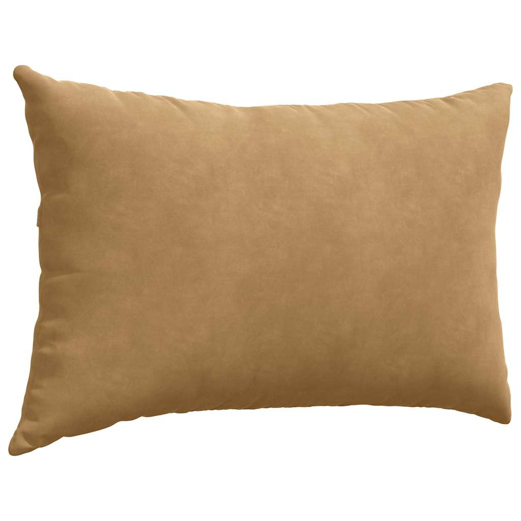 Sofakissen 2 Stück Braun 60 x 40 cm Cordstoff