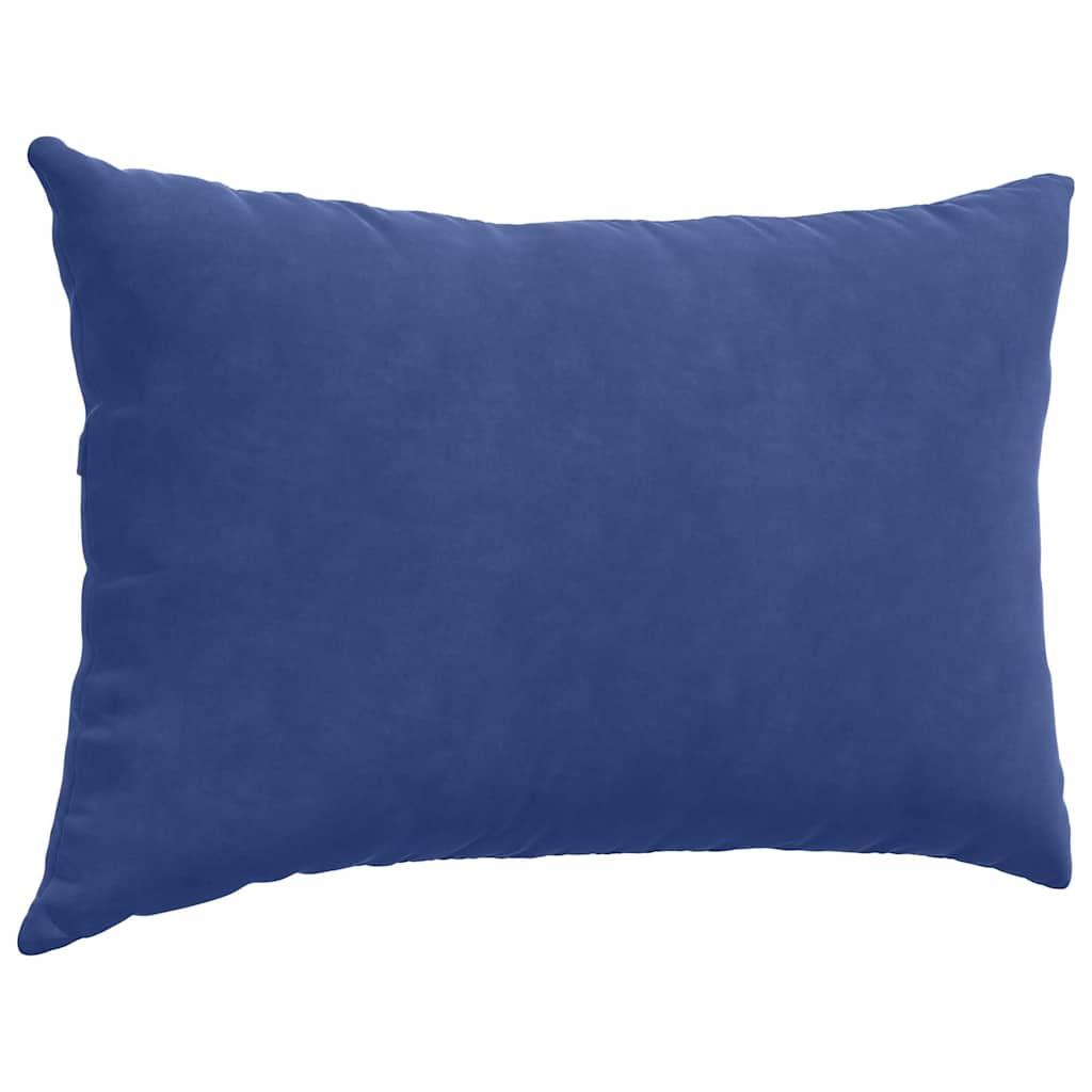 Sofakissen 2 Stück Polizeiblau 60 x 40 cm Cordstoff