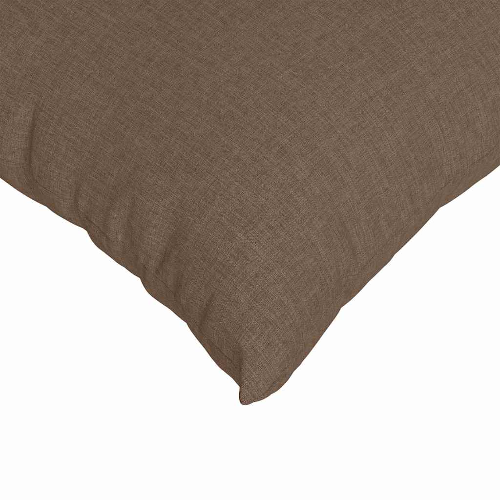 Sofakissen 2 pcs Braun 80 x 40 cm Stoff
