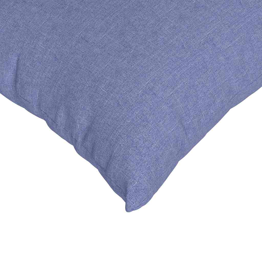 Sofakissen 2 pcs Jeans blau 80 x 40 cm Stoff