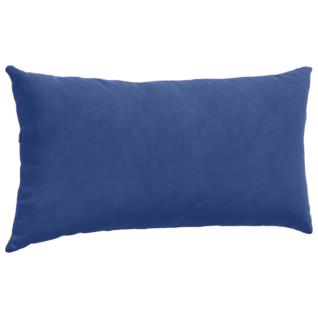 Sofakissen 2 Stück Polizeiblau 80 x 40 cm Cordstoff
