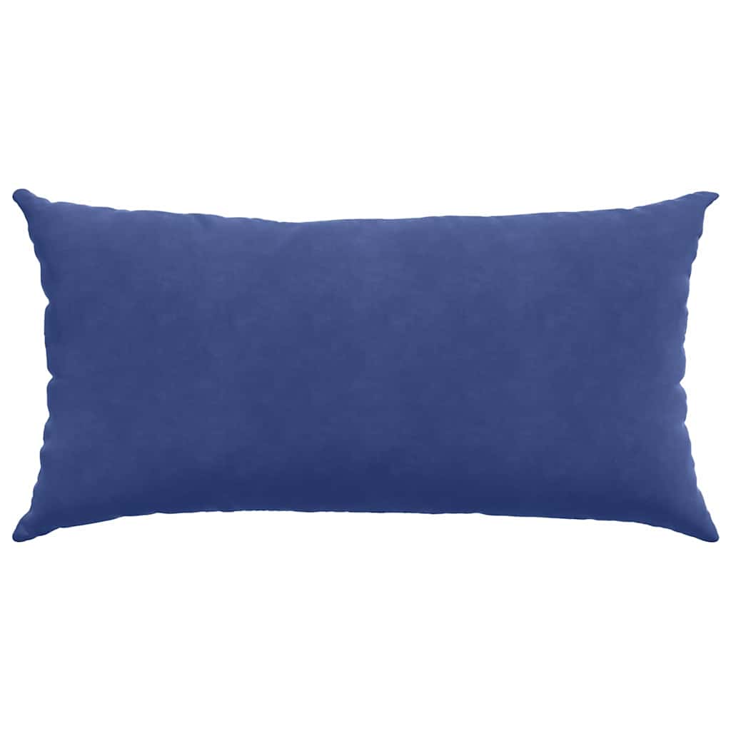 Sofakissen 2 Stück Polizeiblau 80 x 40 cm Cordstoff