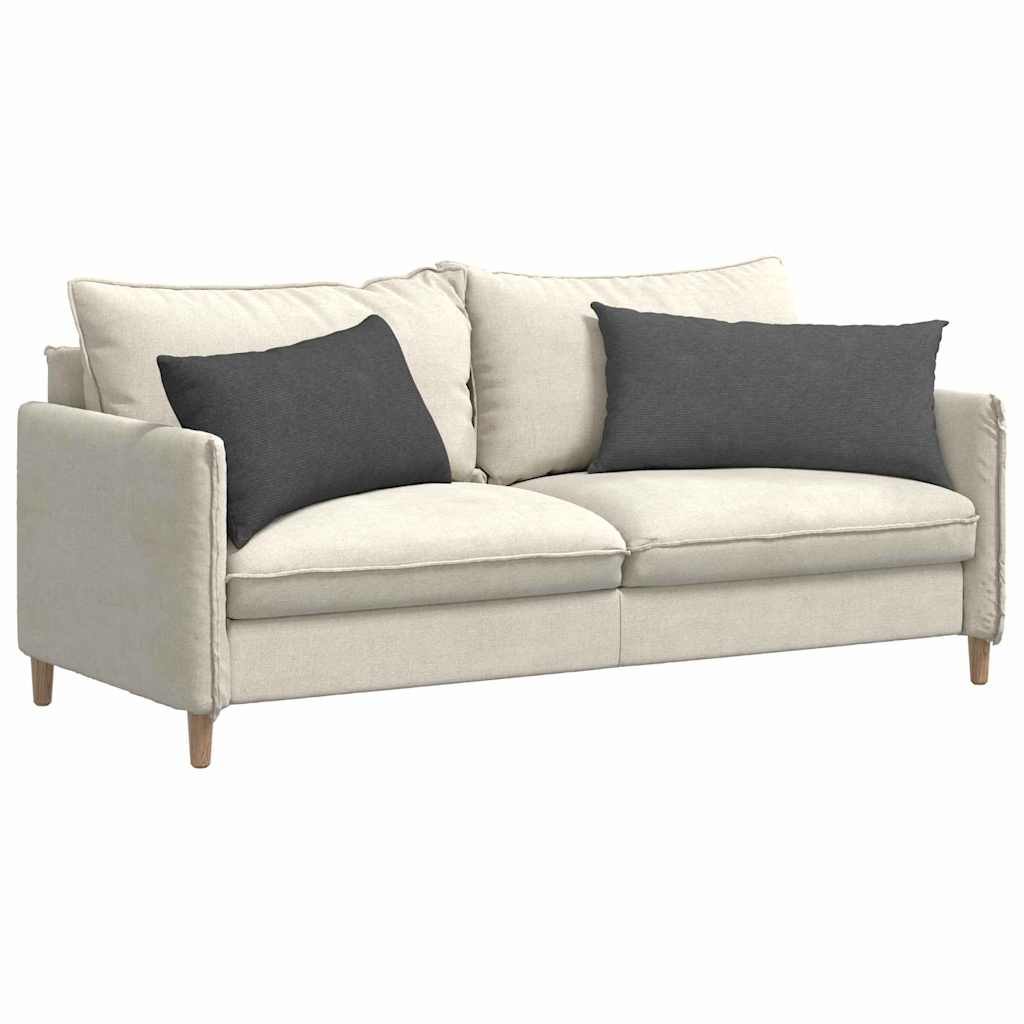 Sofakissen 2 Stück Dunkelgrau 80 x 40 cm Cordstoff