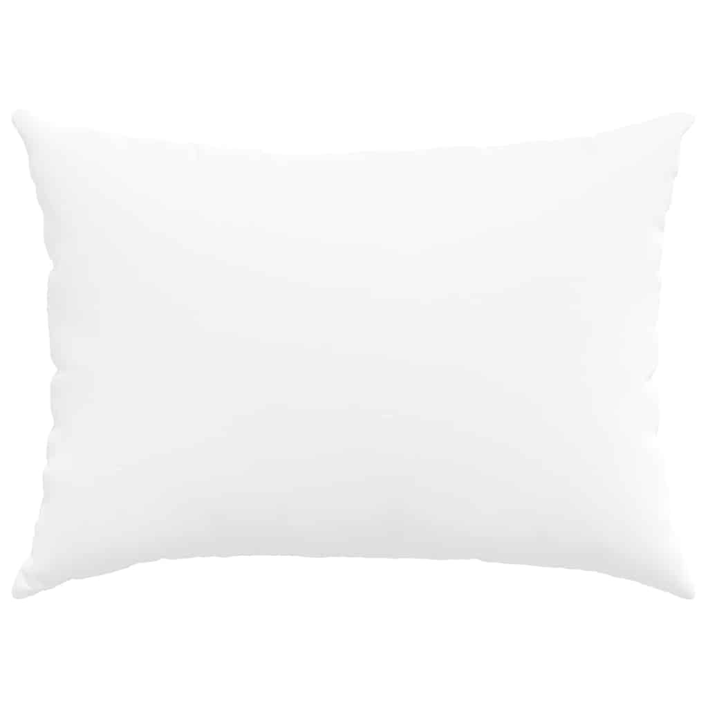 Sofakissen 2 pcs Weiß 70 x 50 cm Stoff