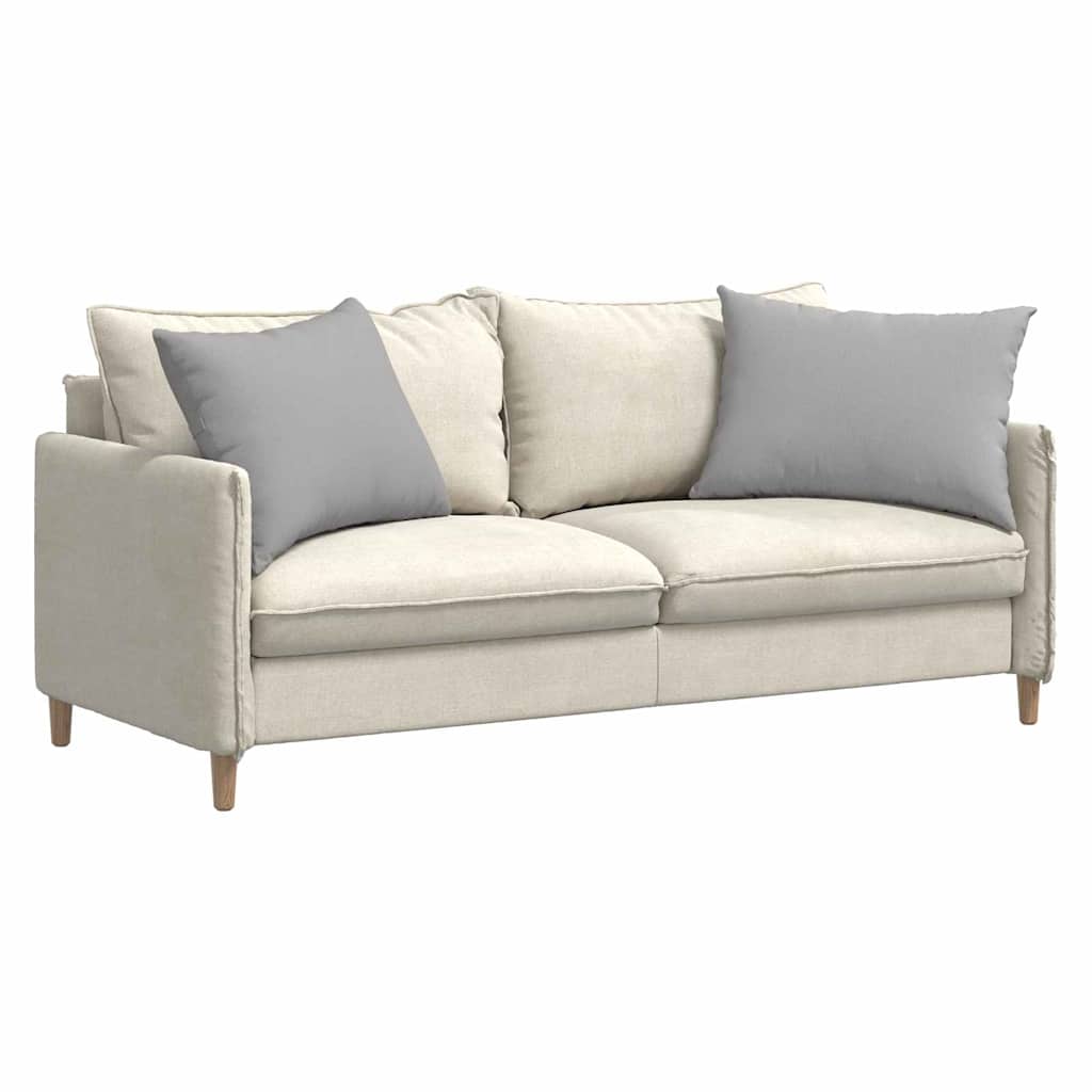 Sofakissen 2 pcs Wolkengrau 70 x 50 cm Stoff