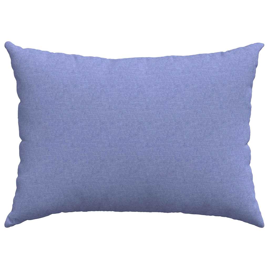 Sofakissen 2 pcs Jeans blau 70 x 50 cm Stoff