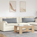 Sofakissen 2 pcs Hellgrau 120 x 40 cm Stoff