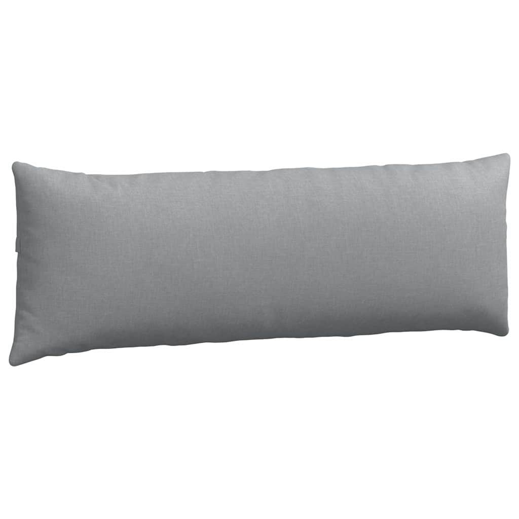 Sofakissen 2 pcs Hellgrau 120 x 40 cm Stoff