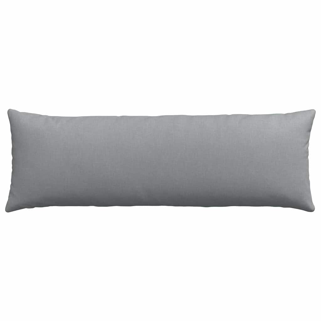 Sofakissen 2 pcs Hellgrau 120 x 40 cm Stoff