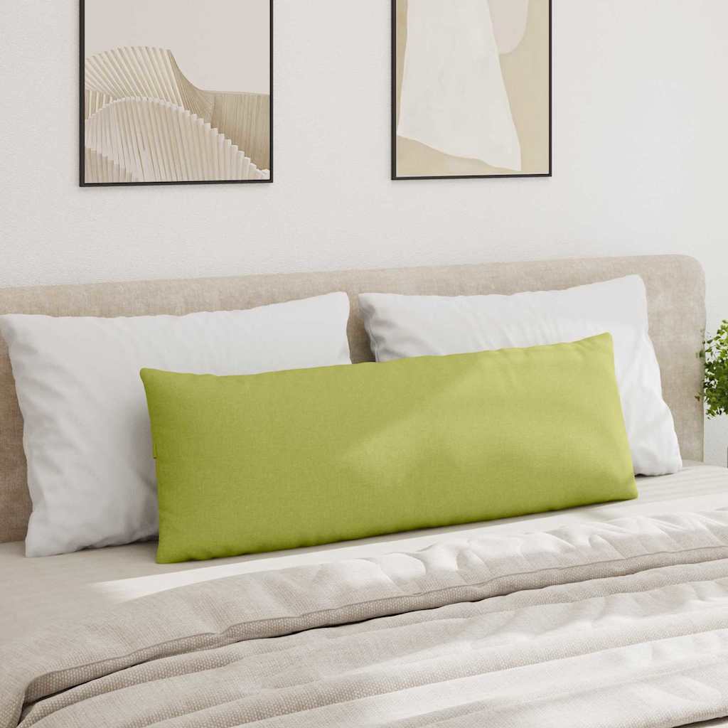 Sofakissen 2 pcs Hellgrün 120 x 40 cm Stoff