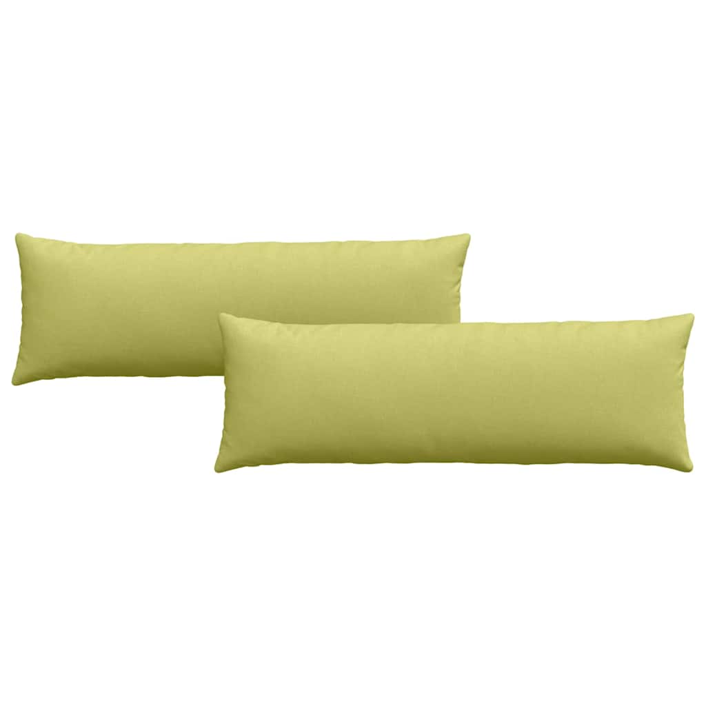 Sofakissen 2 pcs Hellgrün 120 x 40 cm Stoff