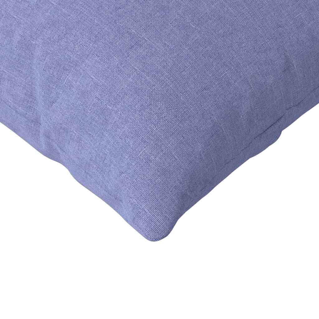 Sofakissen 2 pcs Jeans blau 120 x 40 cm Stoff