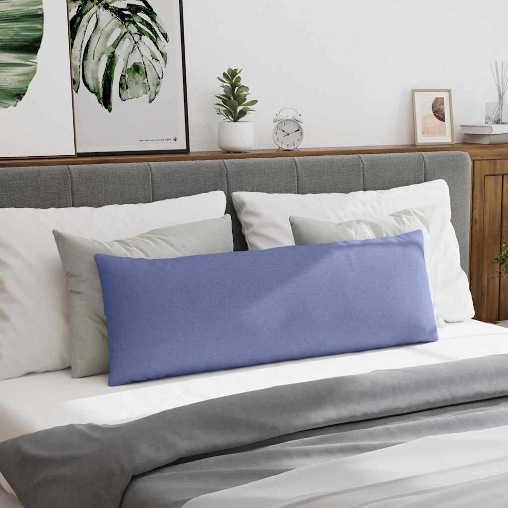 Sofakissen 2 pcs Jeans blau 120 x 40 cm Stoff