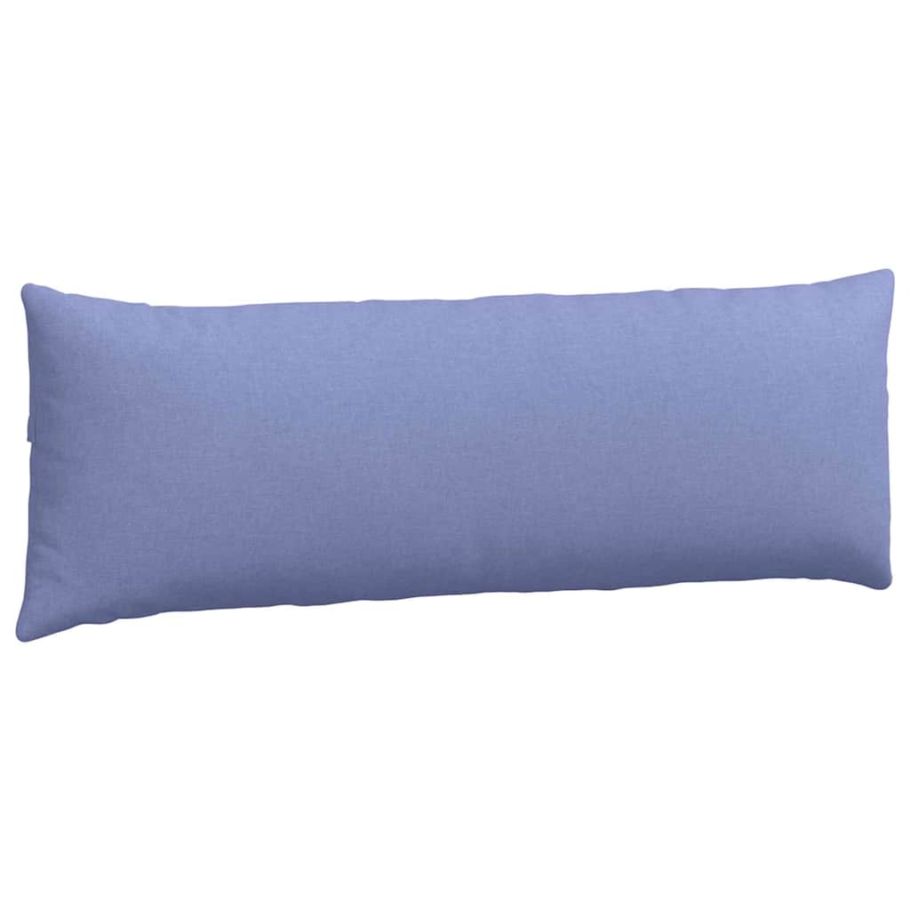 Sofakissen 2 pcs Jeans blau 120 x 40 cm Stoff