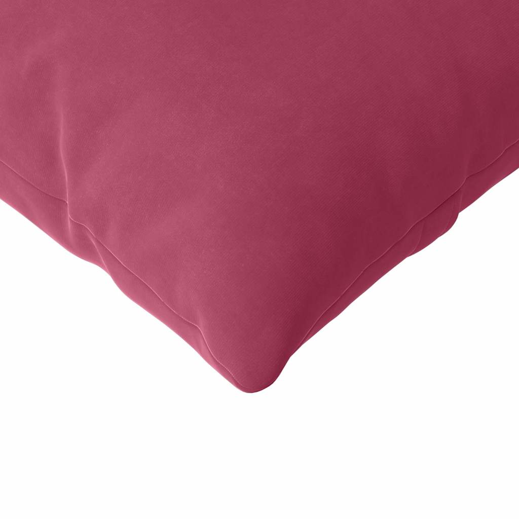 Sofakissen 2 Stück Weinrot 120 x 40 cm Cordstoff