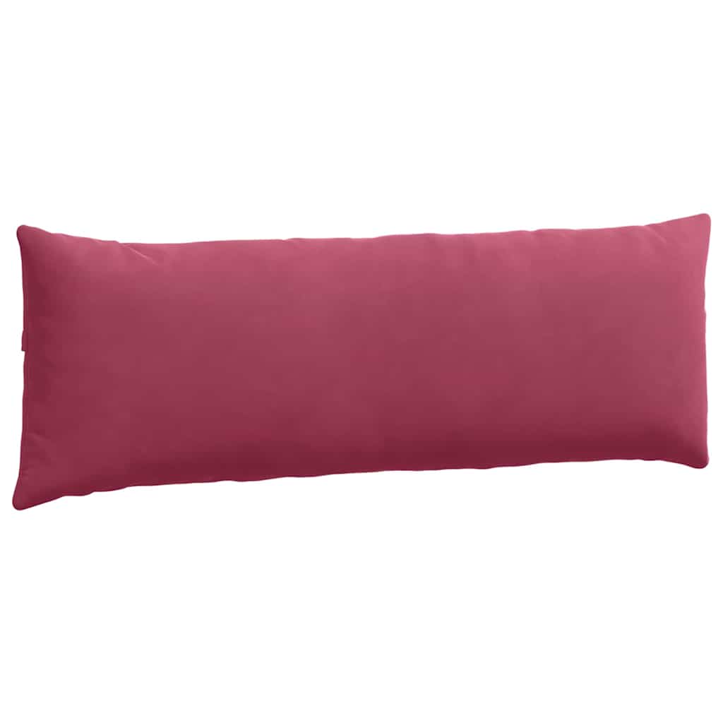 Sofakissen 2 Stück Weinrot 120 x 40 cm Cordstoff